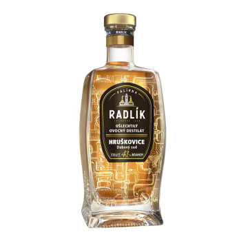 Radlík Hruškovice dubový sud 0,5l 43%