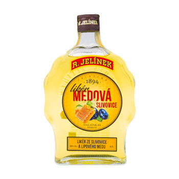 R.Jelínek slivovice medová budík 0,7l 35%